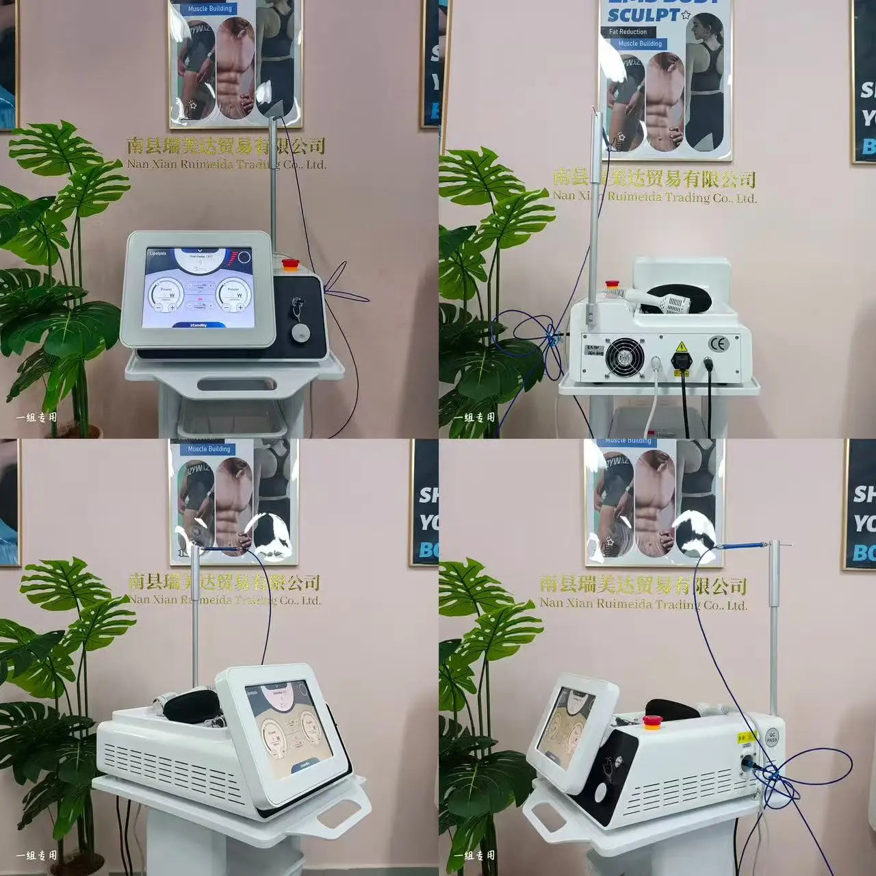 MYOSLIM Multifunctional Dual Wavelength Fiber Machine 980nm 1470nm Face Lift Body Shaping Skin Renew Device for Beauty Salons