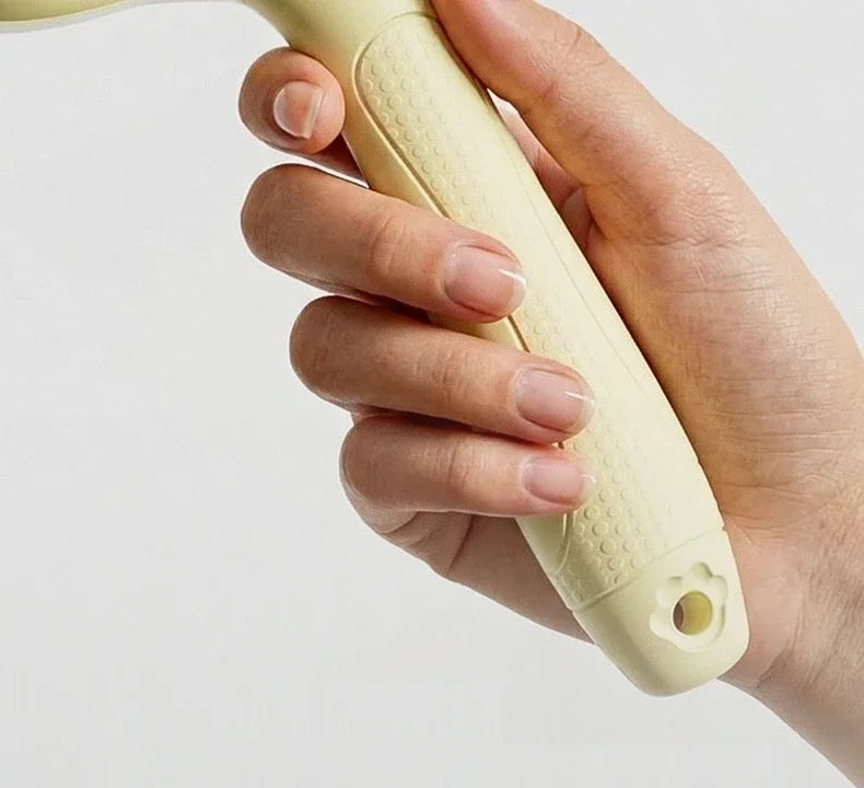 One-Click Self-Cleaning Pet Deshedding Brush Curved Blade Undercoat Rake Hair Remover Grooming Tool for Dog Cat