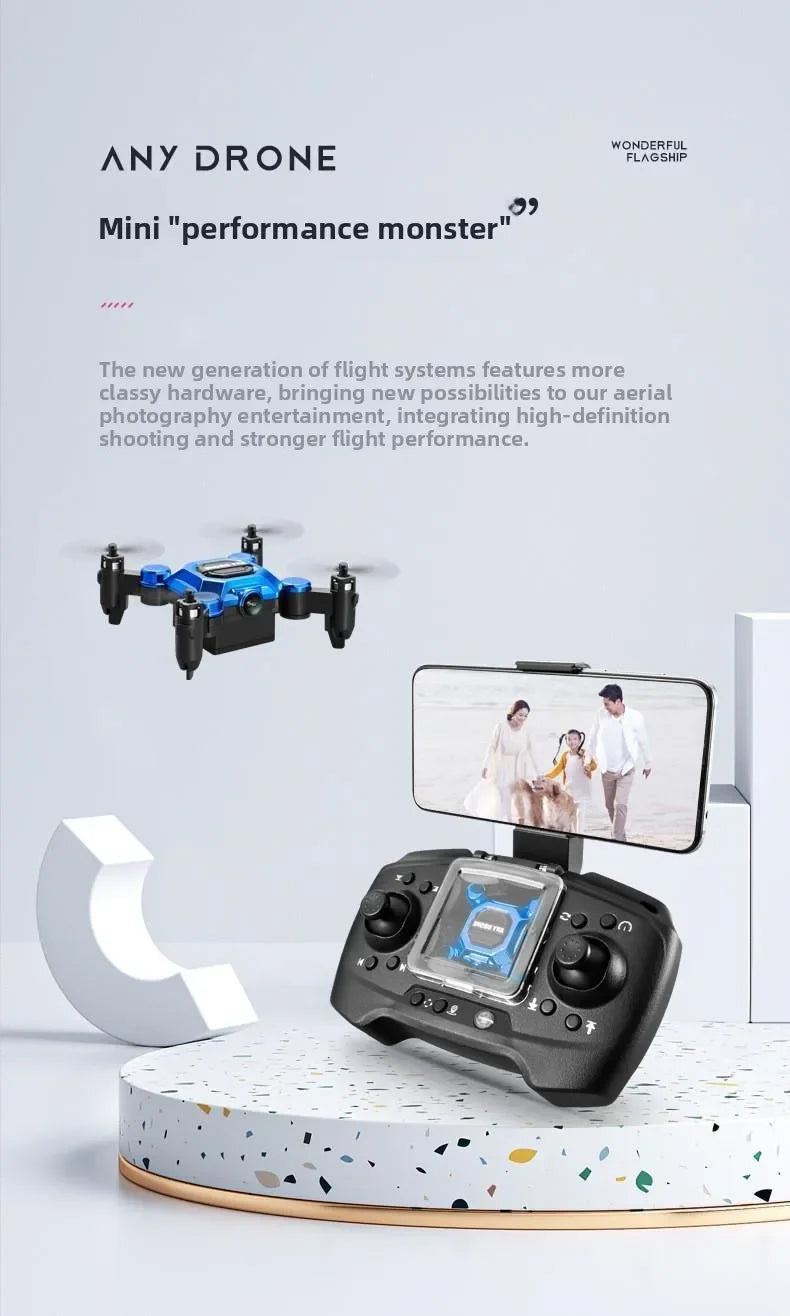 Mosquito Drone, Mini Folding Drone, Aerial Camera Drone, Student Remote-Controlled Helicopter, Small Toy