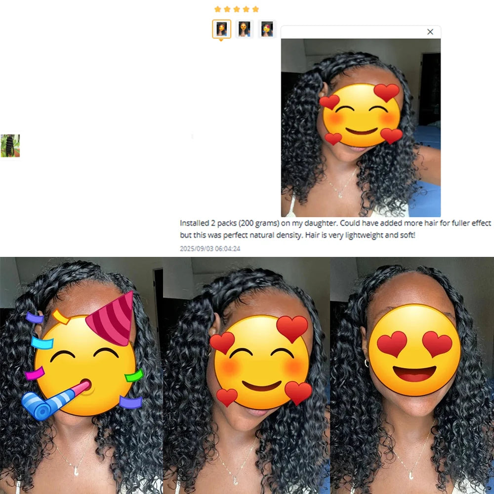 NABI Updated Miracle Knots Hair Pre-Separated Burmese Crochet Human Hair DeepWave 14-26inch 100g/pc for Bora Boho Braids