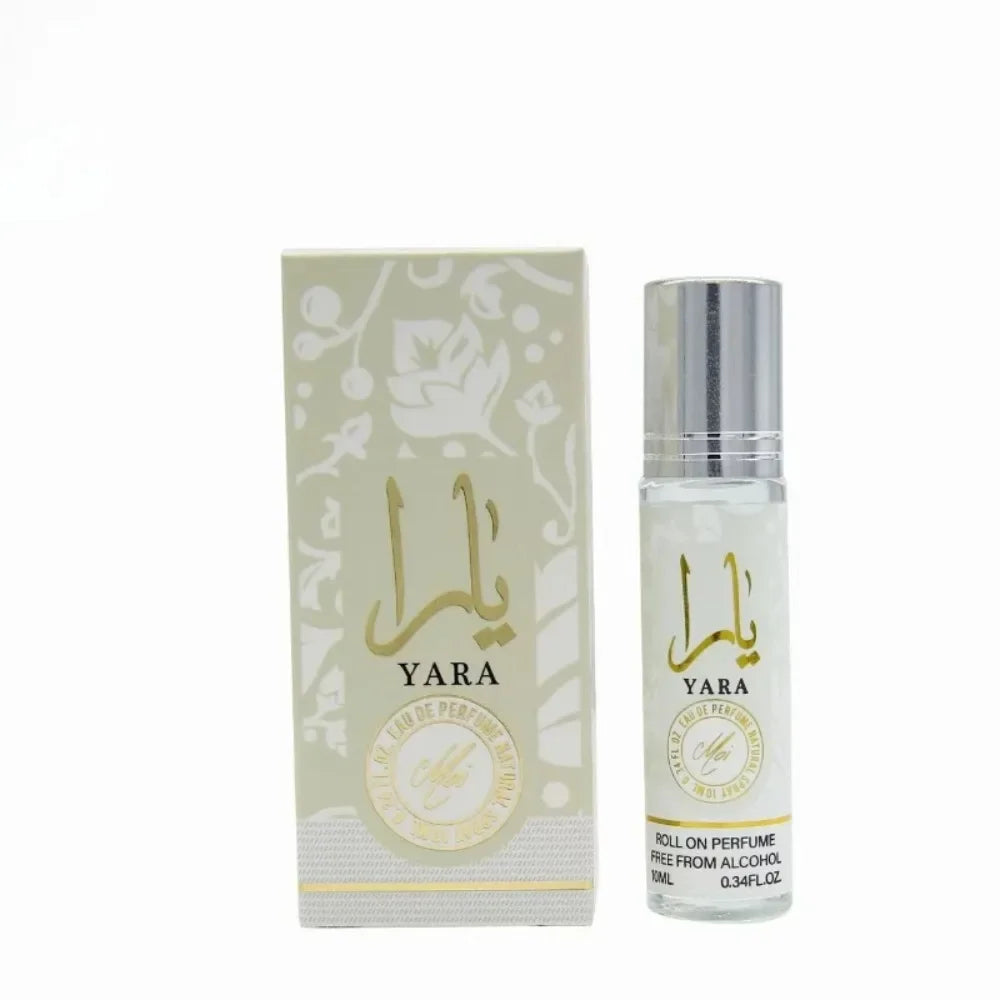 2026 New YARA Arabic Roll On Perfume Oil Portable Mini Rollerball Long Last Sweet Floral Fruity Aroma Travel Size Perfume Gift