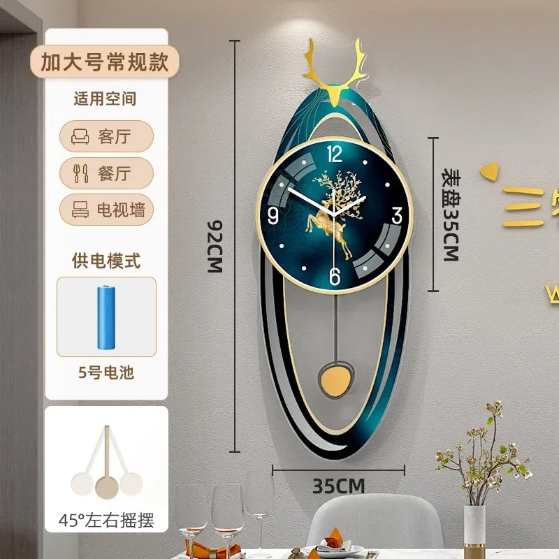 Aesthetic Bathroom Wall Watch Metal Art Bedrooms Korean Luxury Digital Clock Wall Modern Relogio De Parede Room Decorations