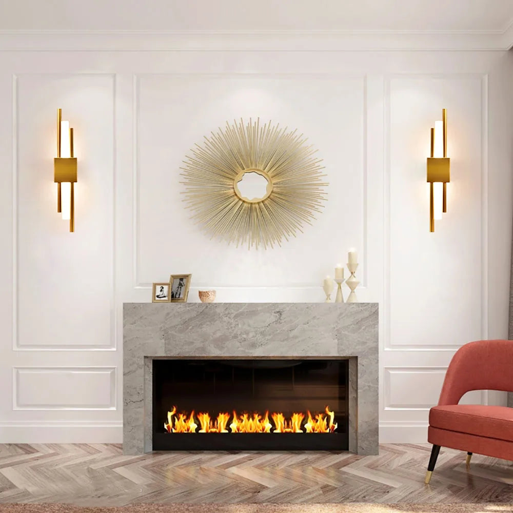 Modern luxury LED wall lights, living room, bedroom, staircase, background wall decoration, wall lights, bedside study lights