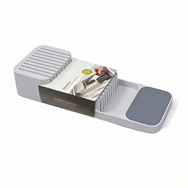 Practical Drawer Knife Storage Box - Kitchen Accessory - Kitchenware Storage Rack - Household Knife Organizer - Convenient