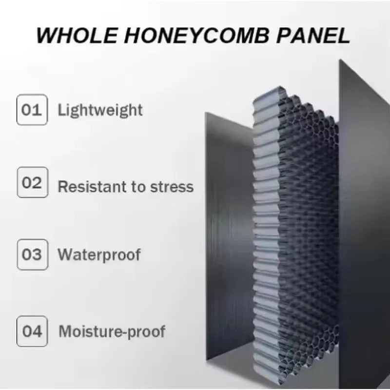 RV Honeycomb Bottom Cabinet Aluminum Heavy Duty Lightweight Space Saving Camper Bottom Locker
