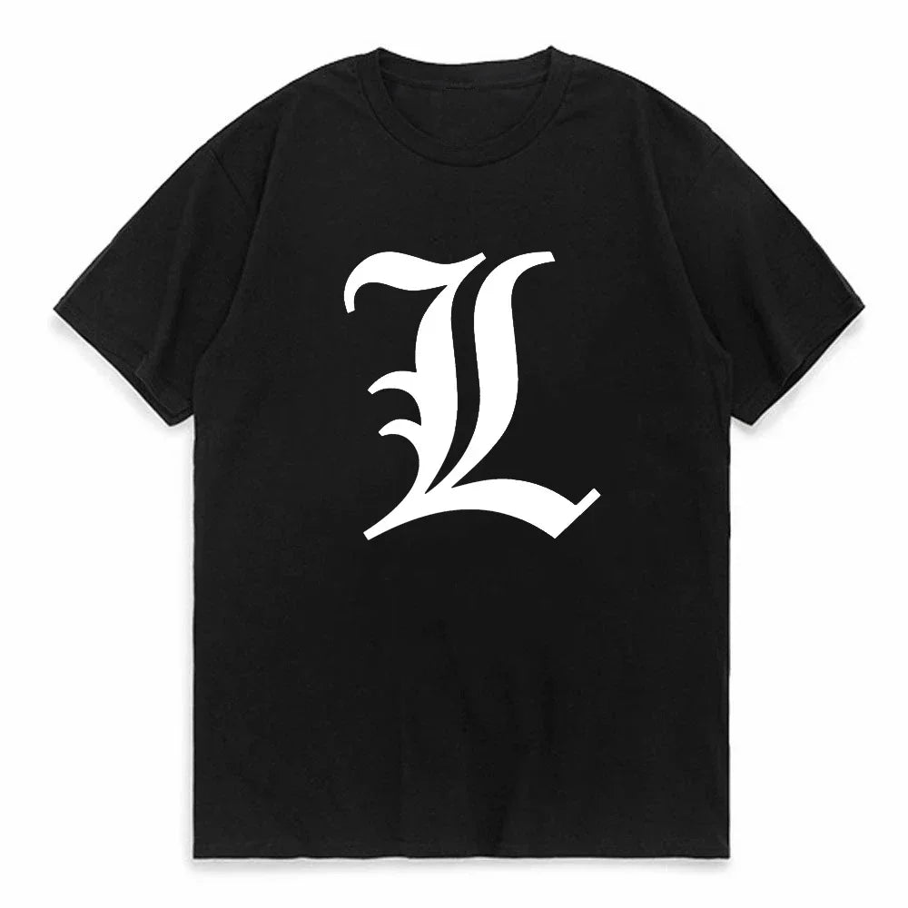Men Kawaii Cartoon Summer Tops Misa Amane Graphic Tees Japanese Anime T-shirt Death Note T  Harajuku Unisex Pop Y2k Tshirt