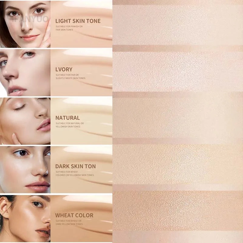 Matte Foundation Cream Stick Boosted Skin Tint Silky Texture Moisturizing Lasting Coverage Concealer Base Even Skin Tone Makeup