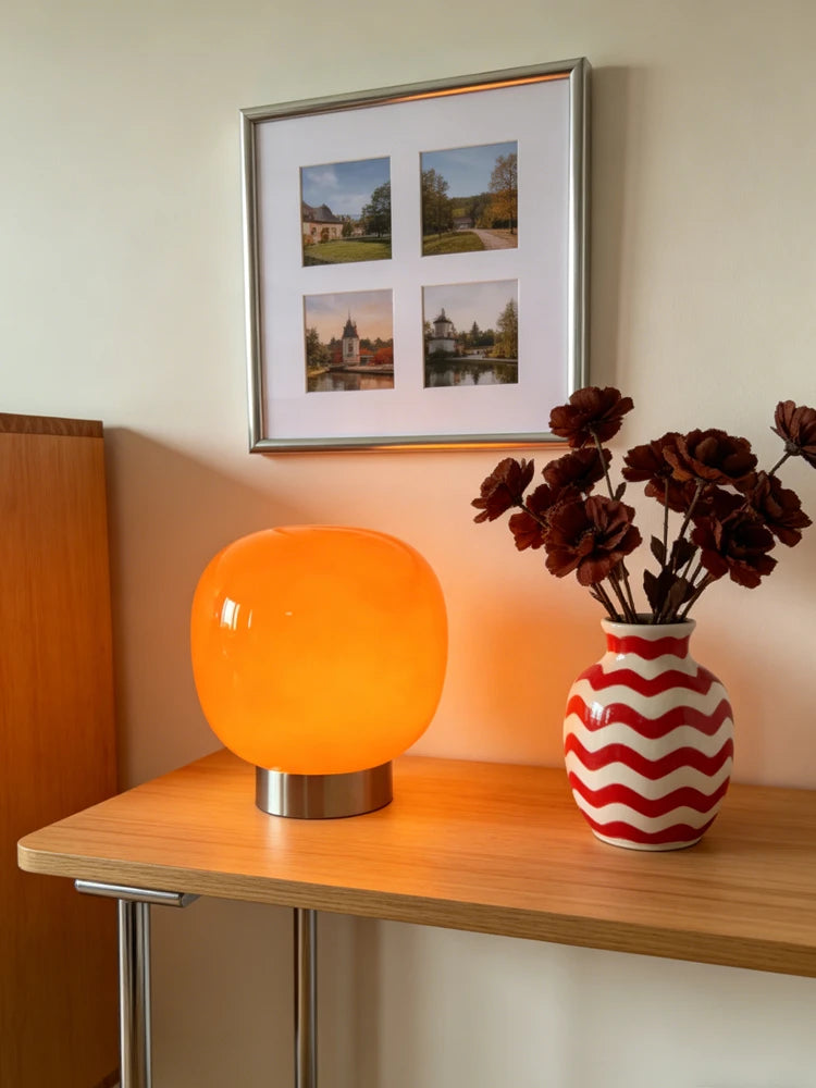 Mochi Glow Soft Light Table Lamp LED Modern Minimalist Compact Bedroom Bedside Home Illumination Decor Ambient Night Light