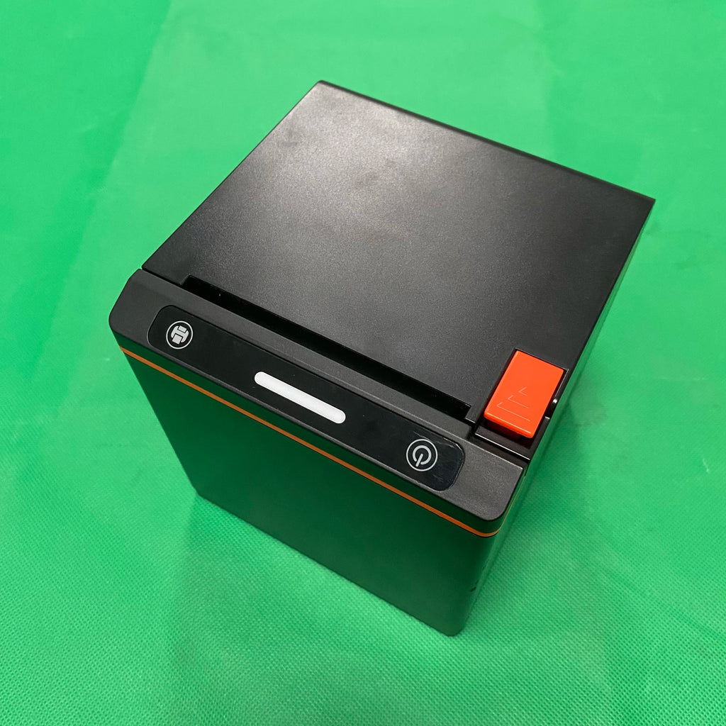 Black Orange 80mm Pos Thermal Receipt Printer Support 58mm / 80mm Paper for Supermarkets and Restaurants