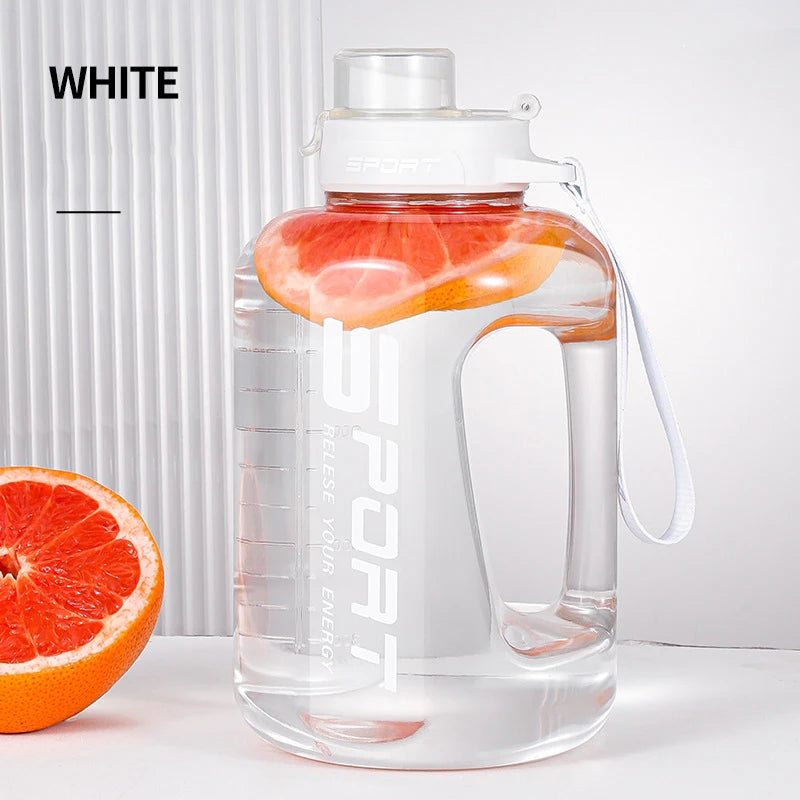 Large Capacity2500/1700ML Water Bottle With Straw Lid Sports Gym Water Kettle For Camping Travel BPA Free Drinking Bottles