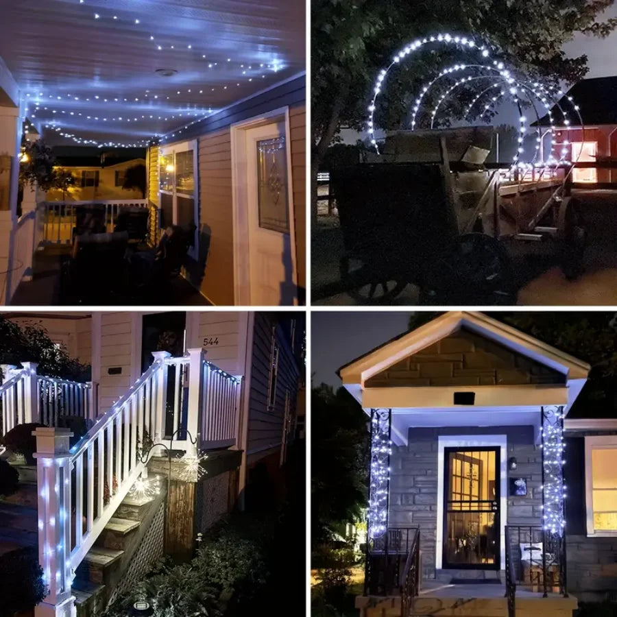 100Led Solar String Light Fairy Garden Waterproof Outdoor Lamp 3V Garland For Holiday/Party/Birthday Home Decoration
