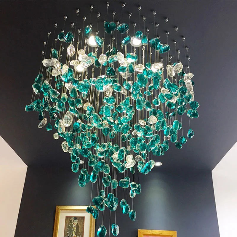 Modern Hanging Lights Hotel Lobby Chandelier Indoor Living Room Pendant Modern Chandelier Ceiling Hanging Lamp.