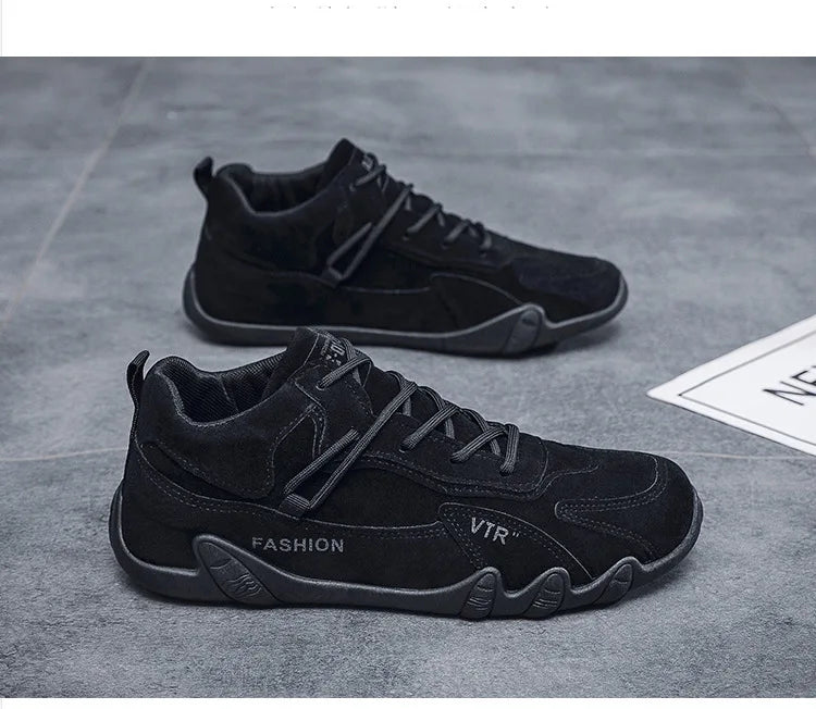 Outdoor walking flats skateboard sneakers men shoes breathable non slip work shoes for male fashion sneakers
