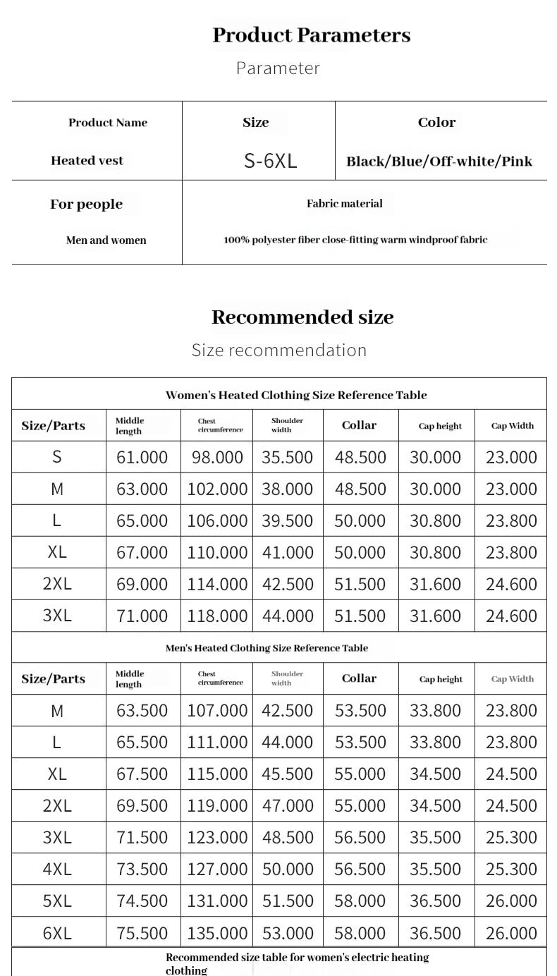 New 11 Wheel Drive Unisex Heating Suit for Men USB Smart Heating Vest for Men, Electric Heating Graphene Heating Suit