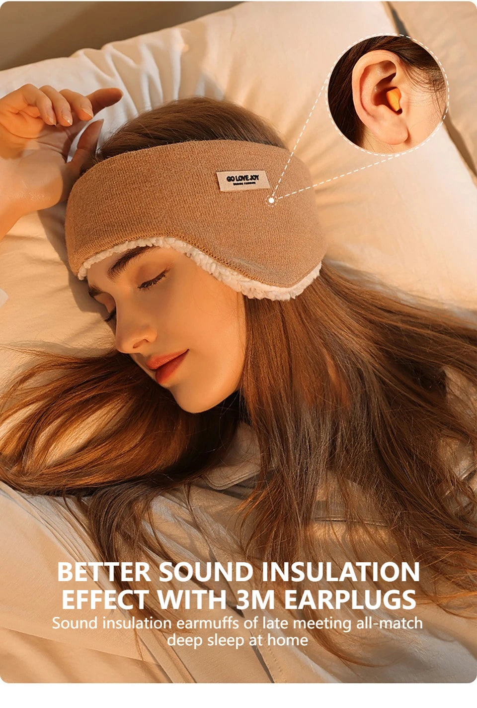GTUBIKE Winter Earmuffs Headwear Anti-cold Warm Thickened Fleece Ear Protection Head Cover Windproof Thermal Running Headband