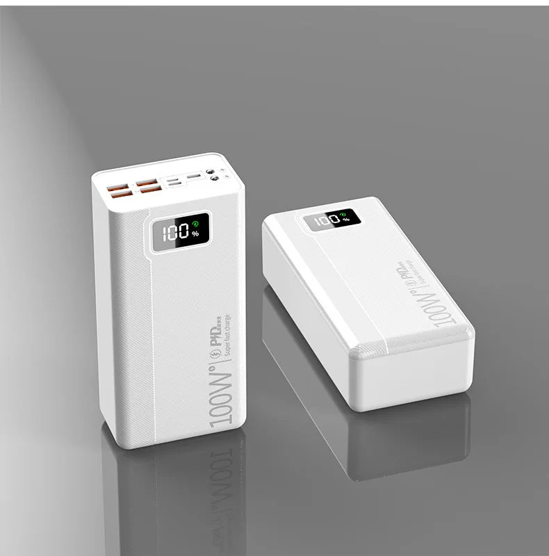 50000mAh High Capacity Fast Charging Power Bank Portable Outdoor Travel External Battery Pack