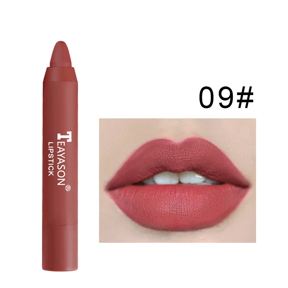 Matte Lipstick That Doesn'T Smudge, Provides Long-Lasting Color, Waterproof and Sweat-Proof, Versatile for Everyday Use, a Must-Have