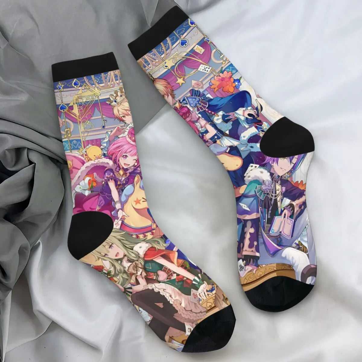 Project Sekai Rui Kamishiro Anime Game Socks Harajuku Stockings Winter Anti Slip Women Men Socks Comfortable Running Socks