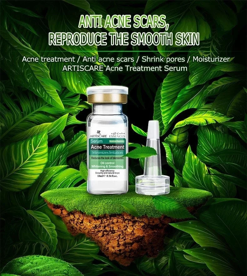 ARTISCARE Serum for Face 8pcs/Lot Hyaluron Acid Moisturizing Vitamain C Facial Essence Six Peptide Q10 EGF Skin Care