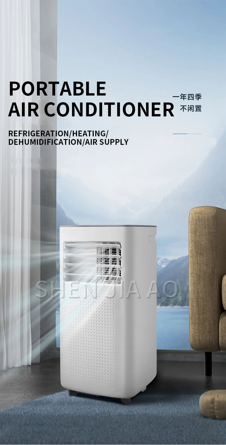 3500W/3300W Air Conditioner Portable AC Unit with Built-in Dehumidifier and Fan Functions Cools 250 sq.ft Mobile Air Conditionin