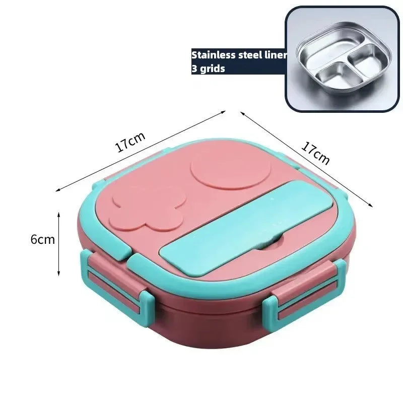 Bento Box Outing Tableware 304 Portable Stainless Steel Lunch Box Baby Child Student Outdoor Camping Picnic Food Container