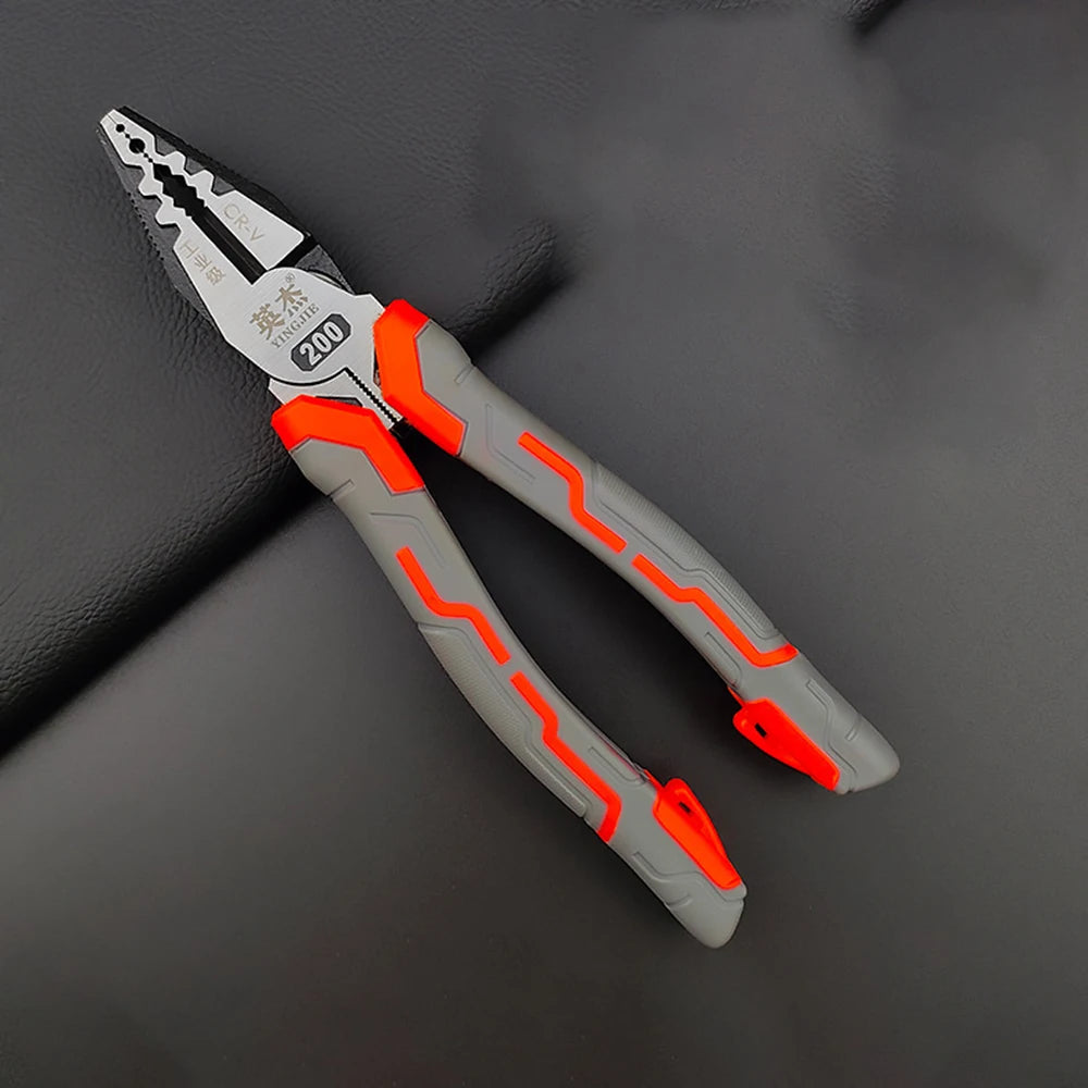 6/8-inch Wire Pliers Sharp Large Opening Diagonal Pliers Needle Nose Pliers for Cutting Twisting and Clamping MetalWires