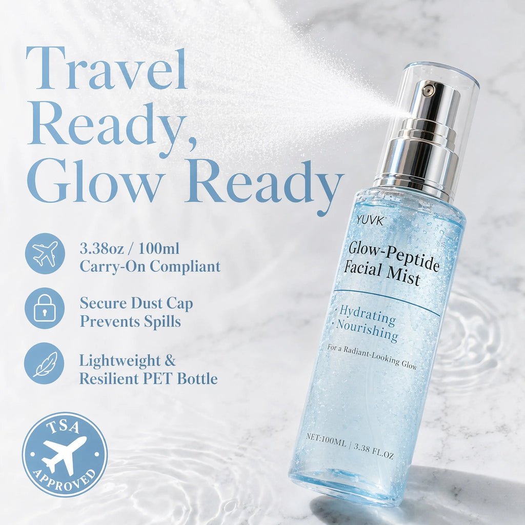 YUVK Moisture Lock Hydrolyzed Collagen Spray  Even Coverage Nano Mist for Soft Supple Skin 100ML