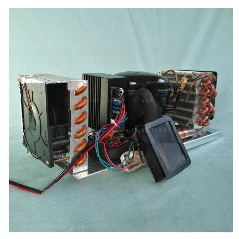 Mini cold air integrated unit unit 12v24v boot refrigeration miniature air conditioner assembly with temperature control