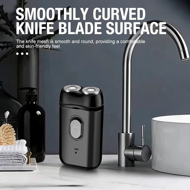 Men's Electric Portable Shaver, Double Headed Shaver, Multi functional USB Charging Shaver