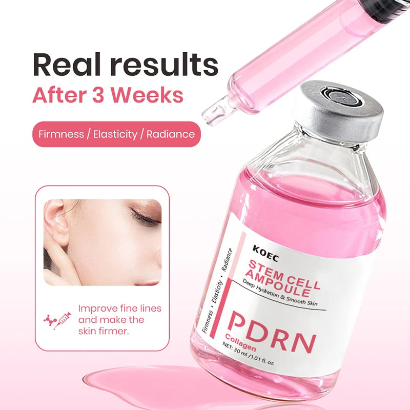 PDRN Salmon DNA Serum Ampoule Repair Renew Skin Brighten Tone Facial Essence Hydrating Nourishing Firming Skin Care Treatment