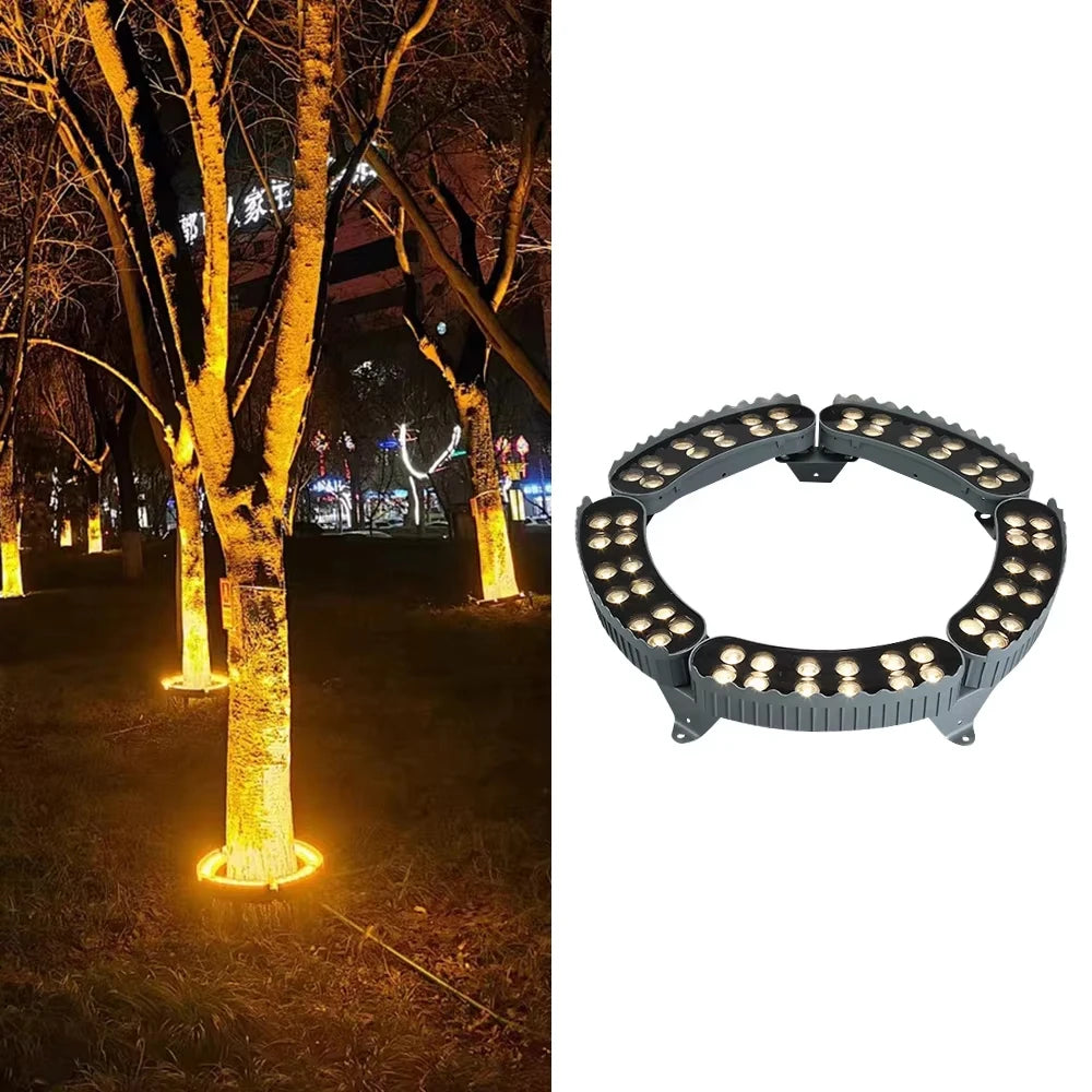 Outdoor LED Lawn Spotlights RGB Tree Holding Light IP65 Waterproof Landscape Lighting Lamp for Garden Path Large Tree Decor Lamp