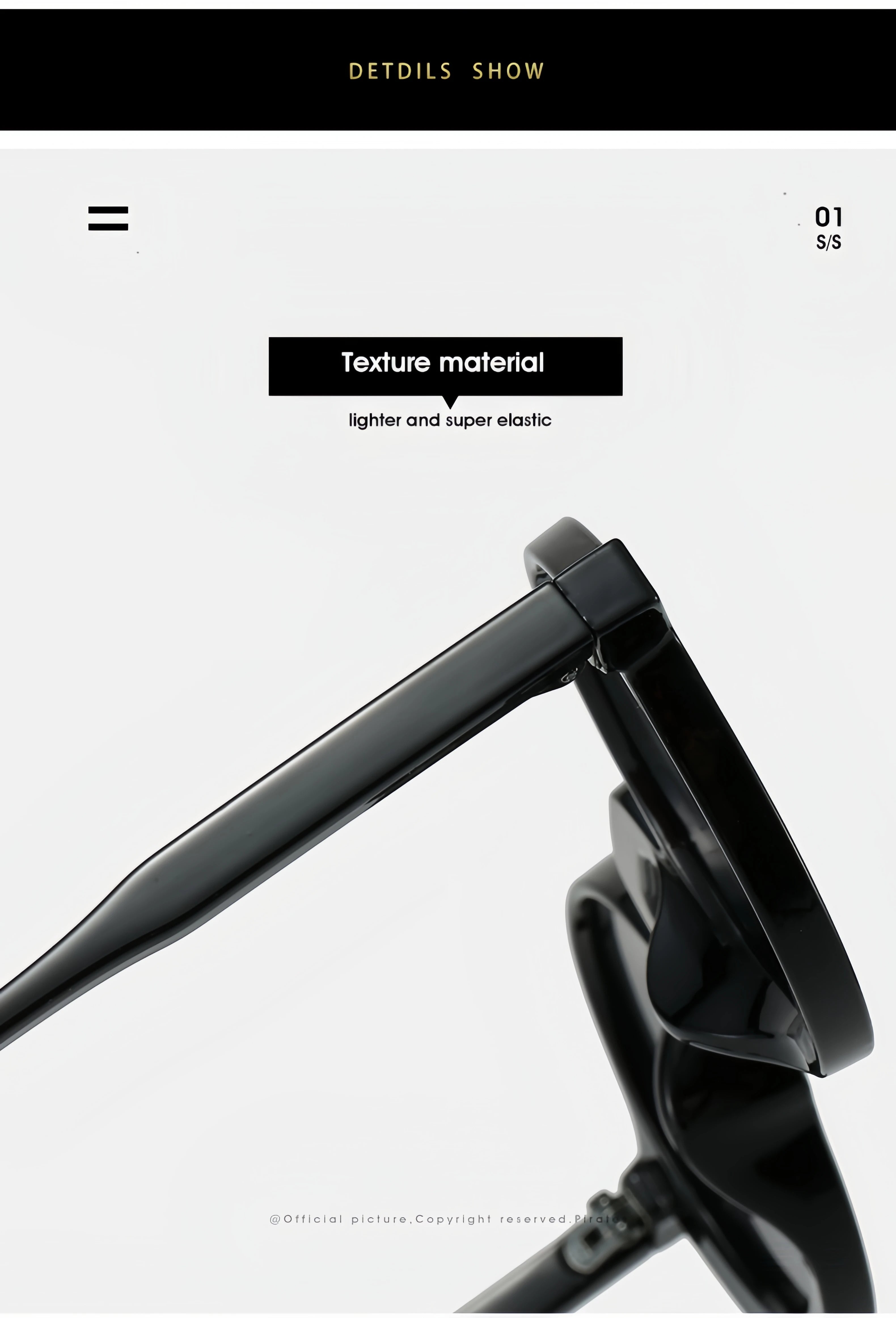 European and American New Retro Round Small-Frame Glasses with a High-End Feel, Unisex Sun Protection and Anti-Uv Sunglasses