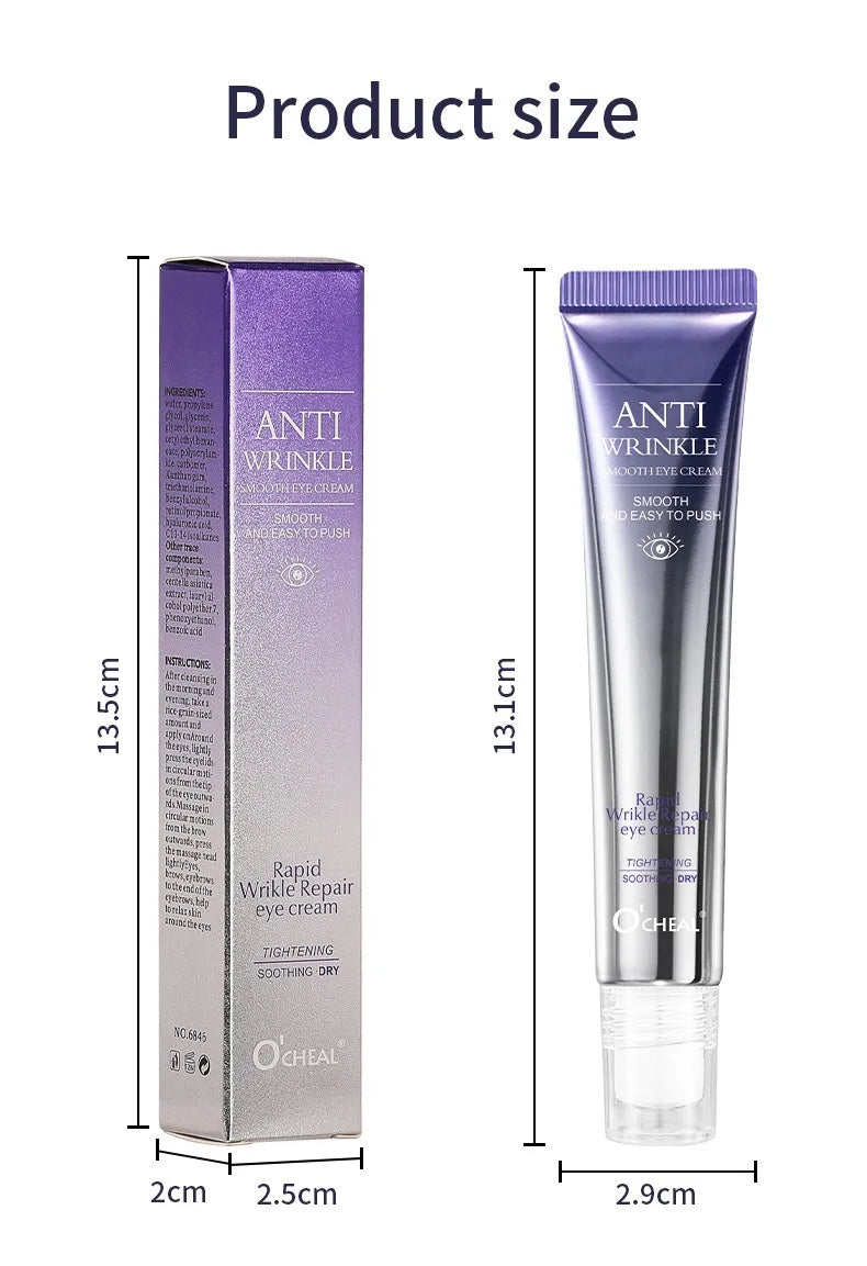2 PCS Rollerball Eye Cream Walking Beads Massage Eye Serum Moisturizing Hydration Nourishing Reduce Dryness