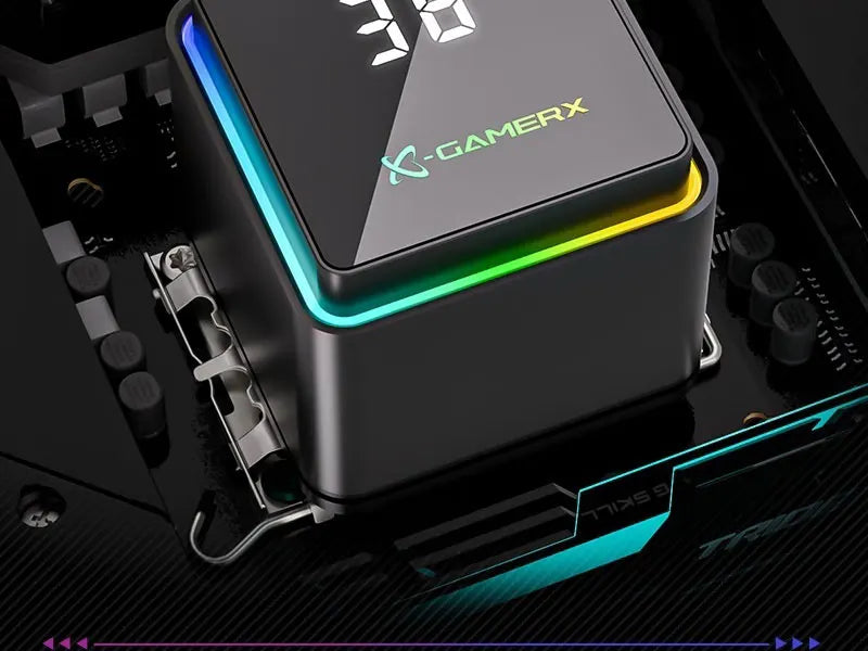 X-GAMERX M240 M360 Liquid Cooling ARGB Dynamic Light Synchronization Thermal Display Integrated Water Cooling Radiator