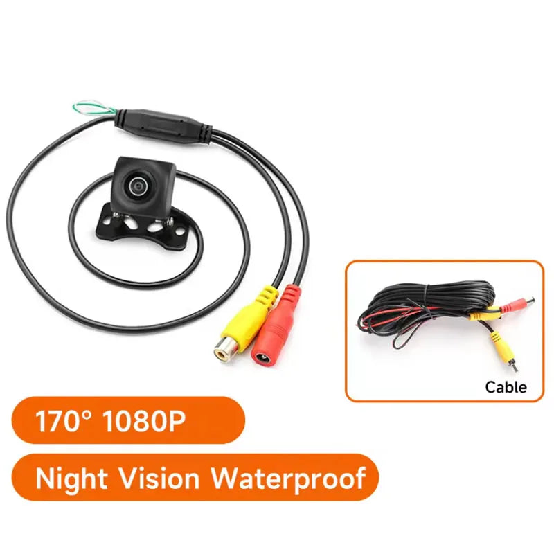 JIMIKE Car Multimedia Camera  Rear CAM Wide Angle Backup Camera HD Dashcam AHD 1080P  DVR Driving Recorder ADAS