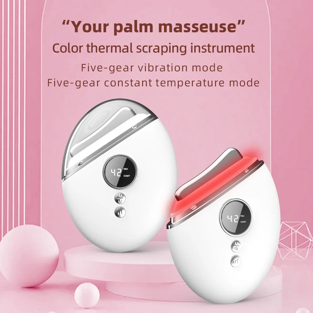 Scraping Machine Facial EMS Microcurrent Introduction Color Light Rejuvenation Massage Beauty Neck Beauty Instrument Household