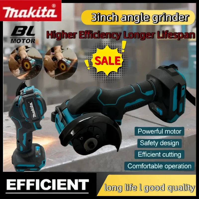 Makita  Power Tool 3 Inch Mini Angle GrinderPower Tool  Cutting Circular Cordless Electirc CUT OFF Saw