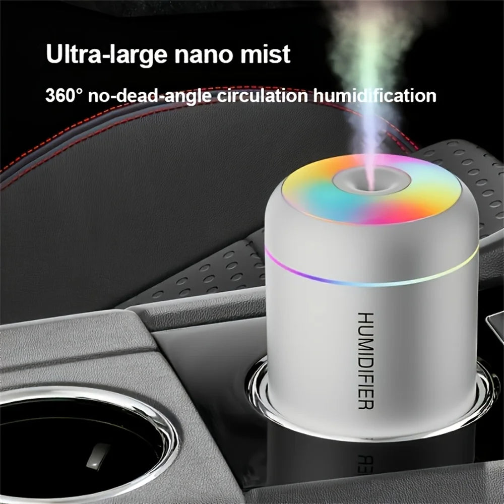 Air Humidifier Aromatic Diffuser Aromatherapy Spray Lamp Suitable for Automotive Household Bedroom Colorful Atmosphere Lights