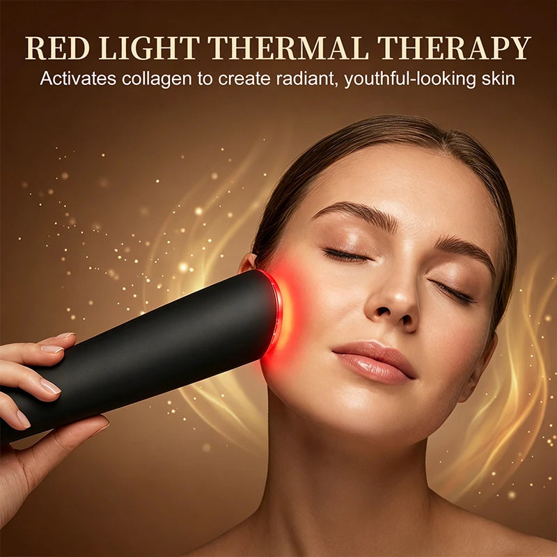 Lesen beauty Multifunction Skin care Device Pro Hot Compress Skin Care LED Light Therapy EMS Face Lifting Beauty Massager beauty
