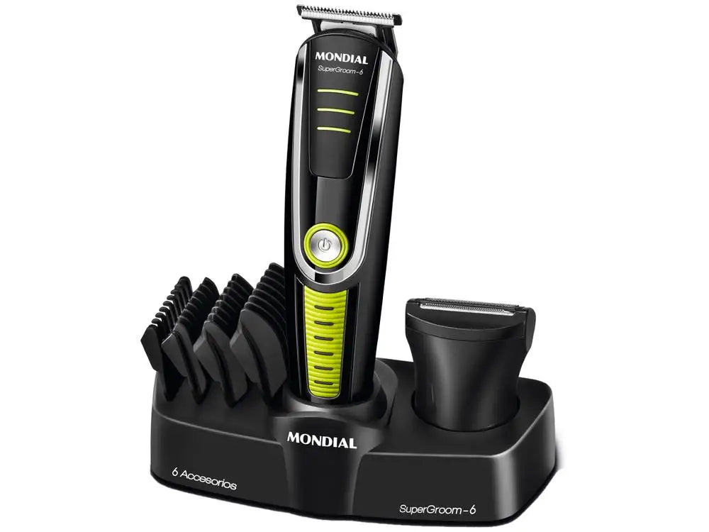 Mondial Super Groom 6-in-1 Hair Trimmer - Dual Voltage