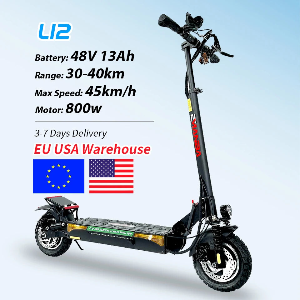 Thrimzol X4 Dual Motor Adult Off-Road Electric Scooter 48V 18AH Battery 60KM Range 150kg Max Load 3-7 Day Delivery