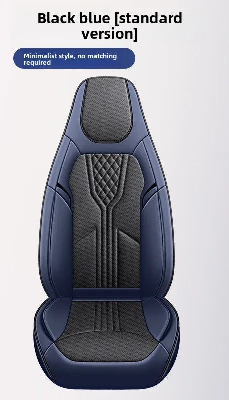 Universal Sporty Seat Luxury Car Seat Full Cover Perforated Breathable Leather Sedan SUV. Cushion Car Seat Full Cover Protection