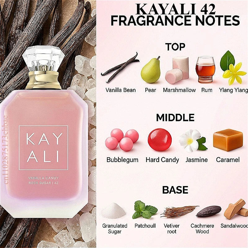 KAYALI 100ml Unisex Eau De Parfum – Long Lasting Arabian Inspired Vanilla 28 Yum Boujee Marshmallow 81 Utopia Coco Gift Perfume