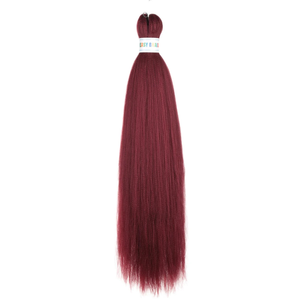 Ombre Kanekalon Braiding Hair Extensions Pre Stretched 26 Inch Synthetic Hair for Afro Jumbo Box Braids Natural Looking