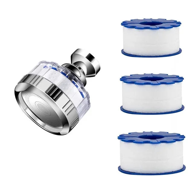 Universal Kitchen faucet adapter Bathroom water saving faucet nozzle with filter tap aerator connector Anti-splash Sprayer Head
