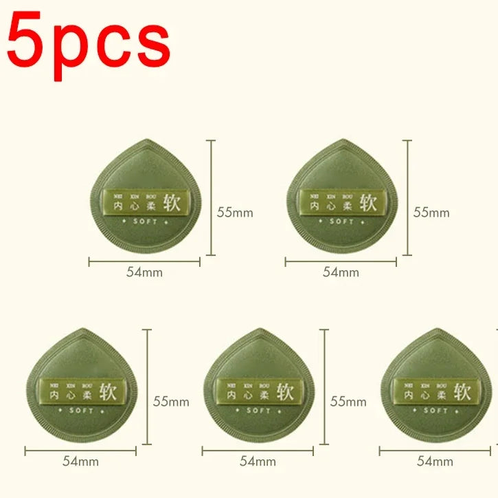 1-10pcs Super Thick Soft Makeup Puffs Large Cotton Velvet Powder Puff Liquid Foundation Sponge Cosmetics Tools Wet Dry Use Puff