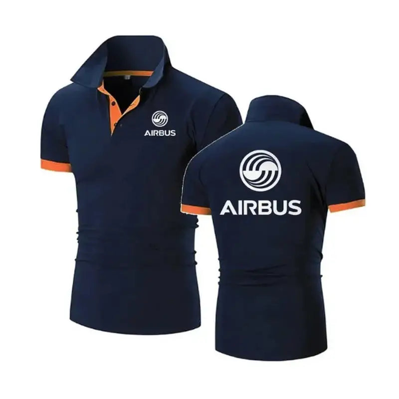 Polo Shirt AIRBUS AVIATION Flight Lapel TShirts Airbusfan A320 Man POLOS Tee Spring Summer Mesh Cotton Short Sleeve Mens Tops