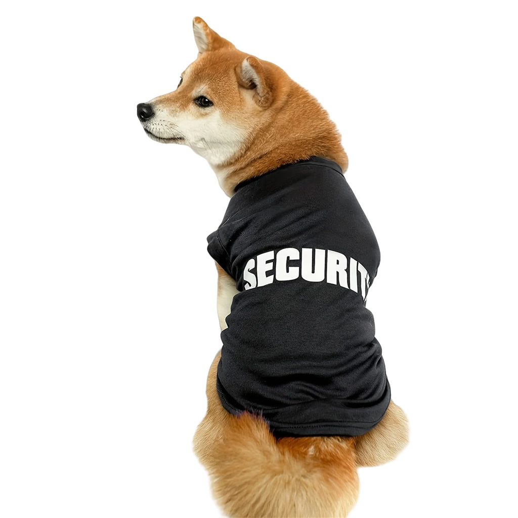 Dog and cat clothes breathable cute letter print thin cartoon pet sleeveless top