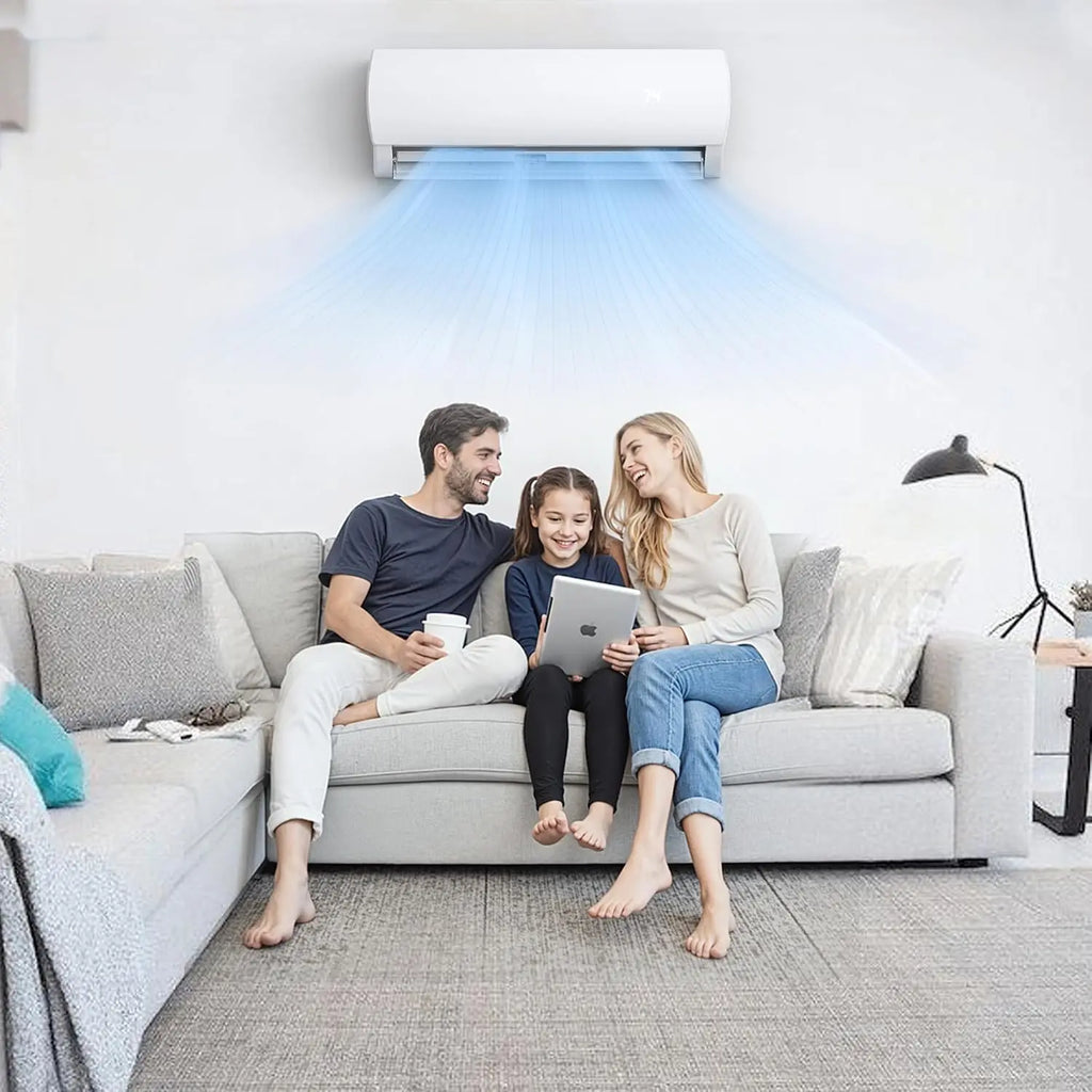 12000BTU Mini Split Air Conditioner Heat Pump 19 SEER2 Inverter Compressor 230V Custom AC Unit for Cooling up to 750 Sq. Ft. Spa