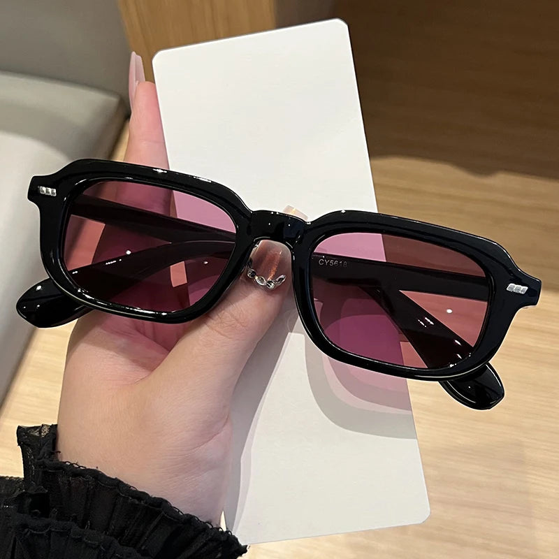 Classic Small Square Sun Glasses Women Men High Quality Sunglasses Travel Driving Candy Color Shades UV Protective Glasses